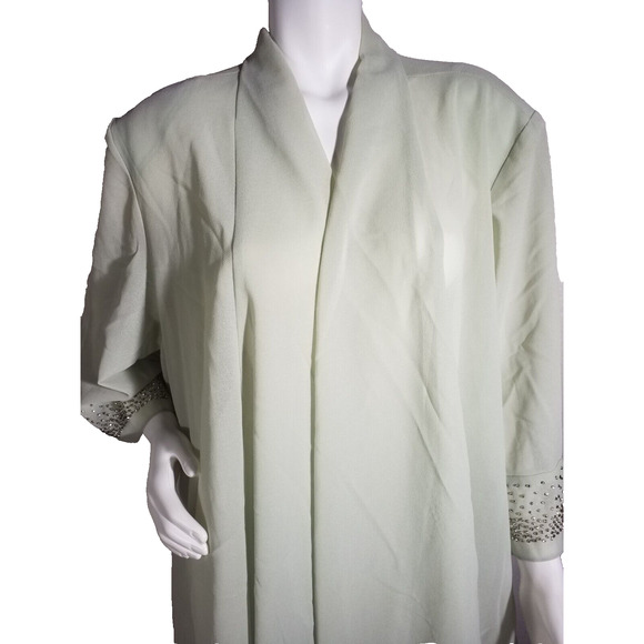 Coldwater Creek Cardigan Jacket – Light Green – Size W24 - Picture 2 of 7